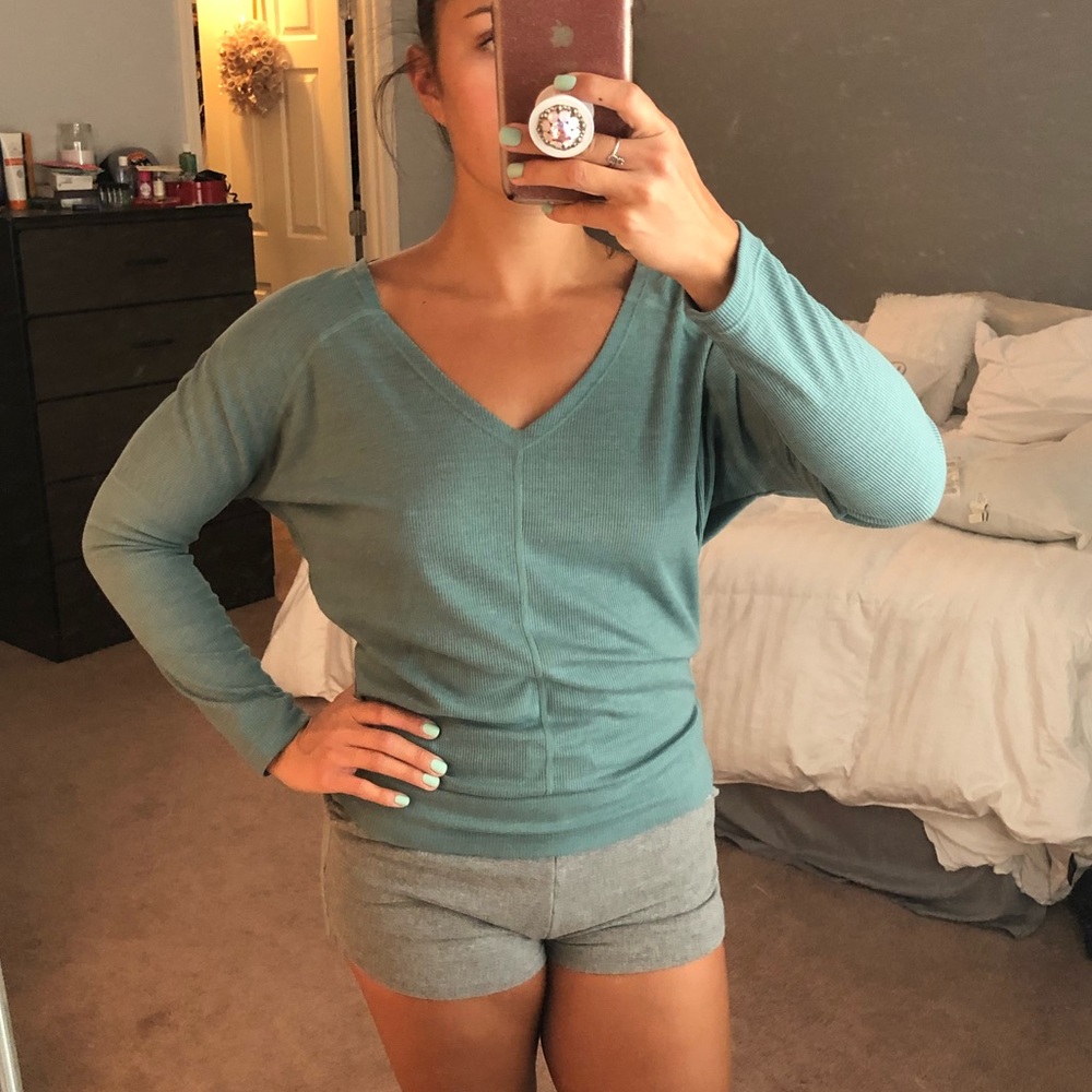 Light green long sleeve